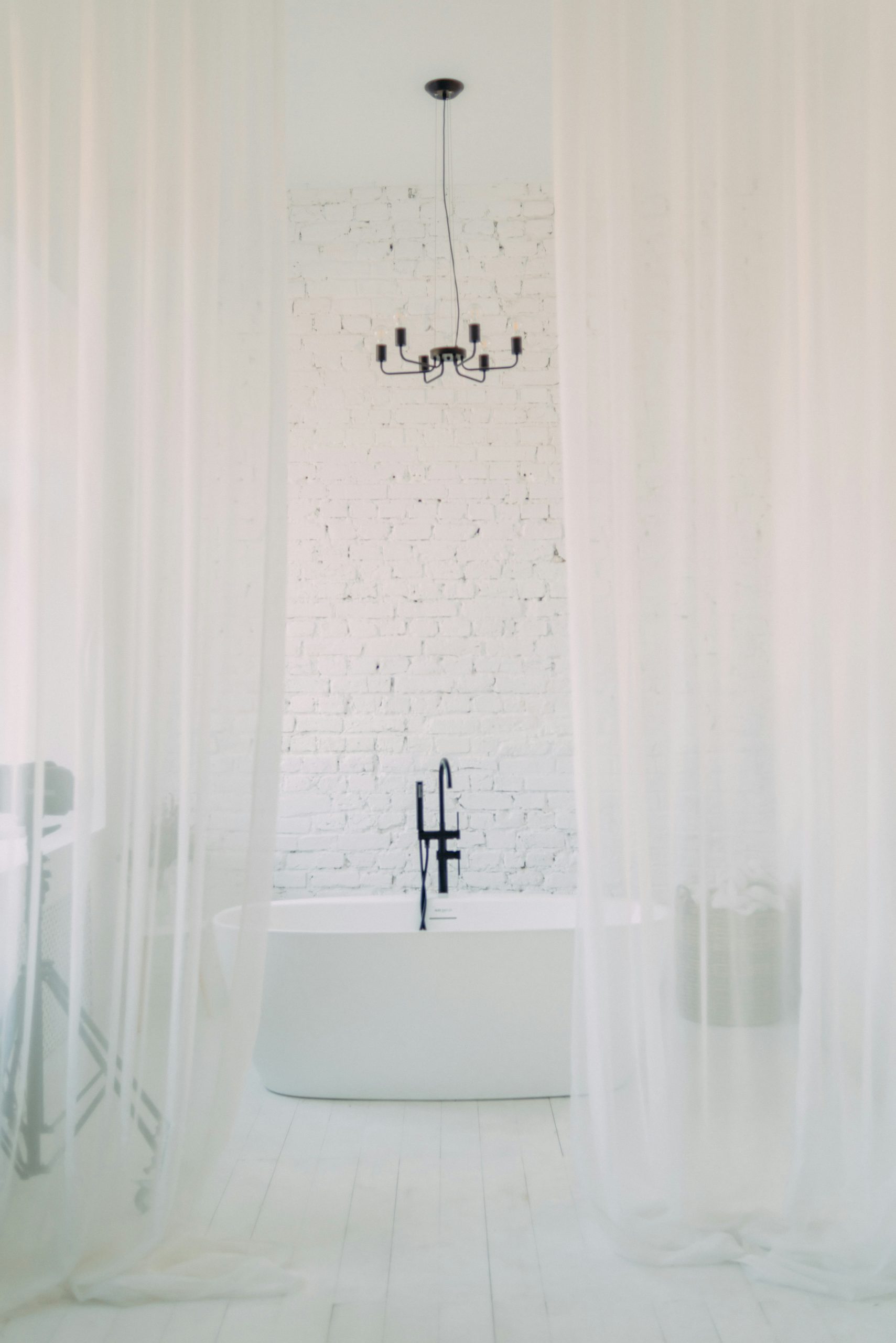 Rideau De Douche Transparent PEVA 200x180 Cm - Imperméable, Anti-moisissure Avec 12 Crochets