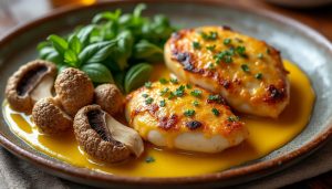 découvrez le poulet au vin jaune et aux morilles, un plat emblématique de la cuisine française alliant saveurs raffinées et tradition gastronomique.