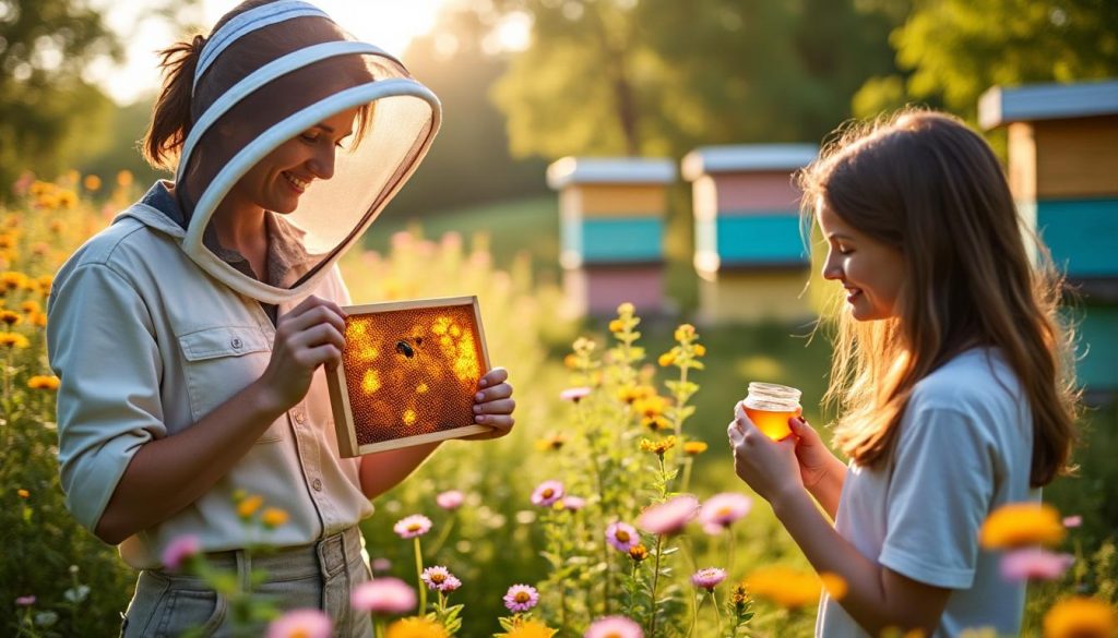 découvrez l'univers d'un producteur de miel local : ses méthodes traditionnelles, son engagement pour la nature et la douceur de ses produits artisanaux.