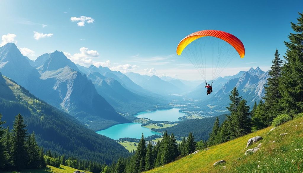 découvrez l'excitation du parapente au-dessus du jura et vivez des sensations fortes inoubliables dans un cadre naturel exceptionnel.