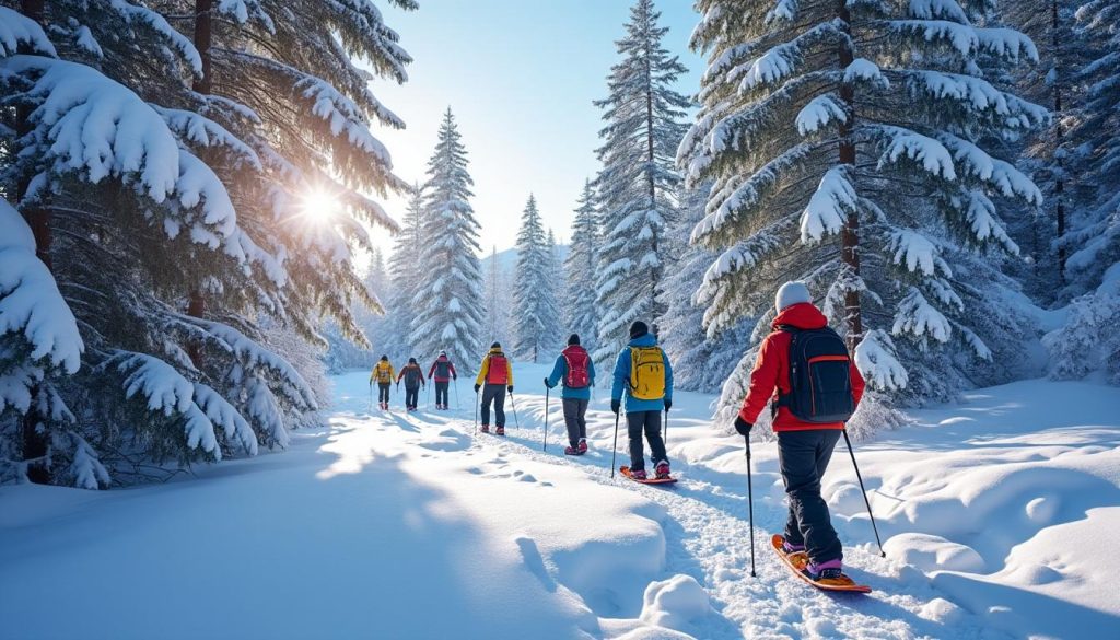 découvrez les plaisirs des balades en raquettes pendant l’hiver : neige immaculée, paysages féeriques et moments de détente en pleine nature.