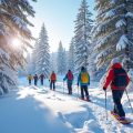 découvrez les plaisirs des balades en raquettes pendant l’hiver : neige immaculée, paysages féeriques et moments de détente en pleine nature.
