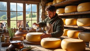 découvrez le secret de la fabrication du comté, un fromage traditionnel français aux saveurs uniques, élaboré avec passion et savoir-faire.